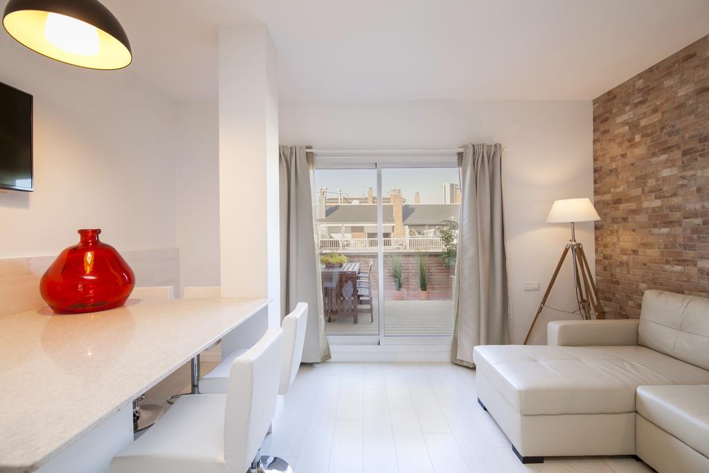 Barcelona Penthouse Private Terrace Sustainable Stay Keyless Access Exteriör bild